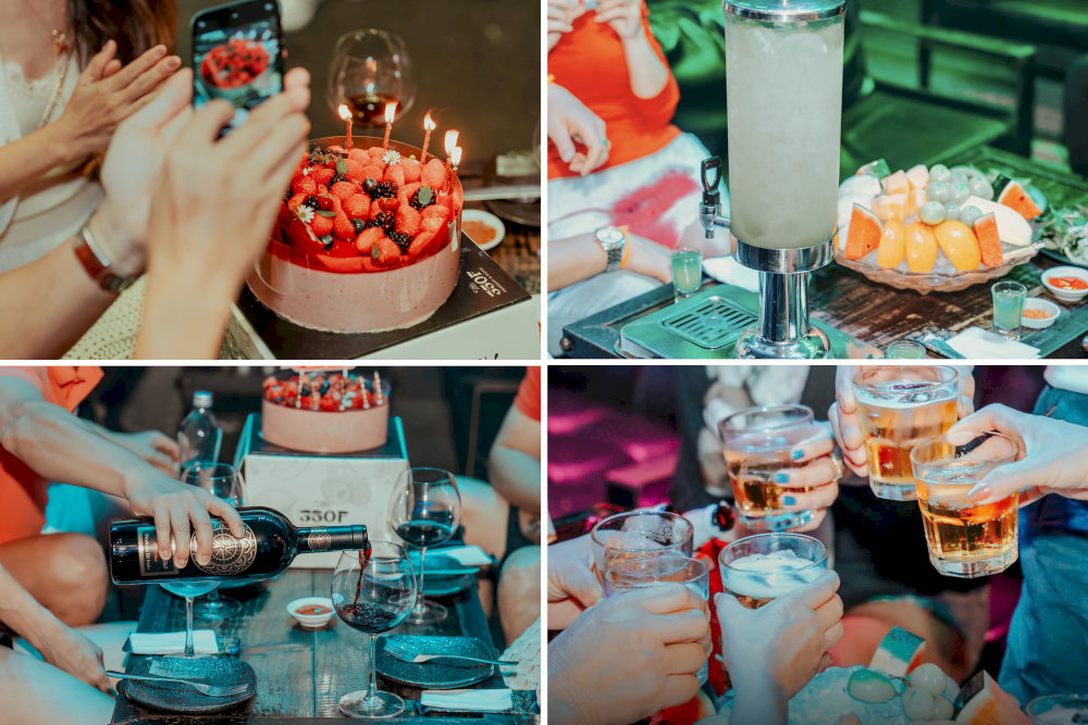 在熱鬧的環境中享用飲料和美味的酒吧小吃